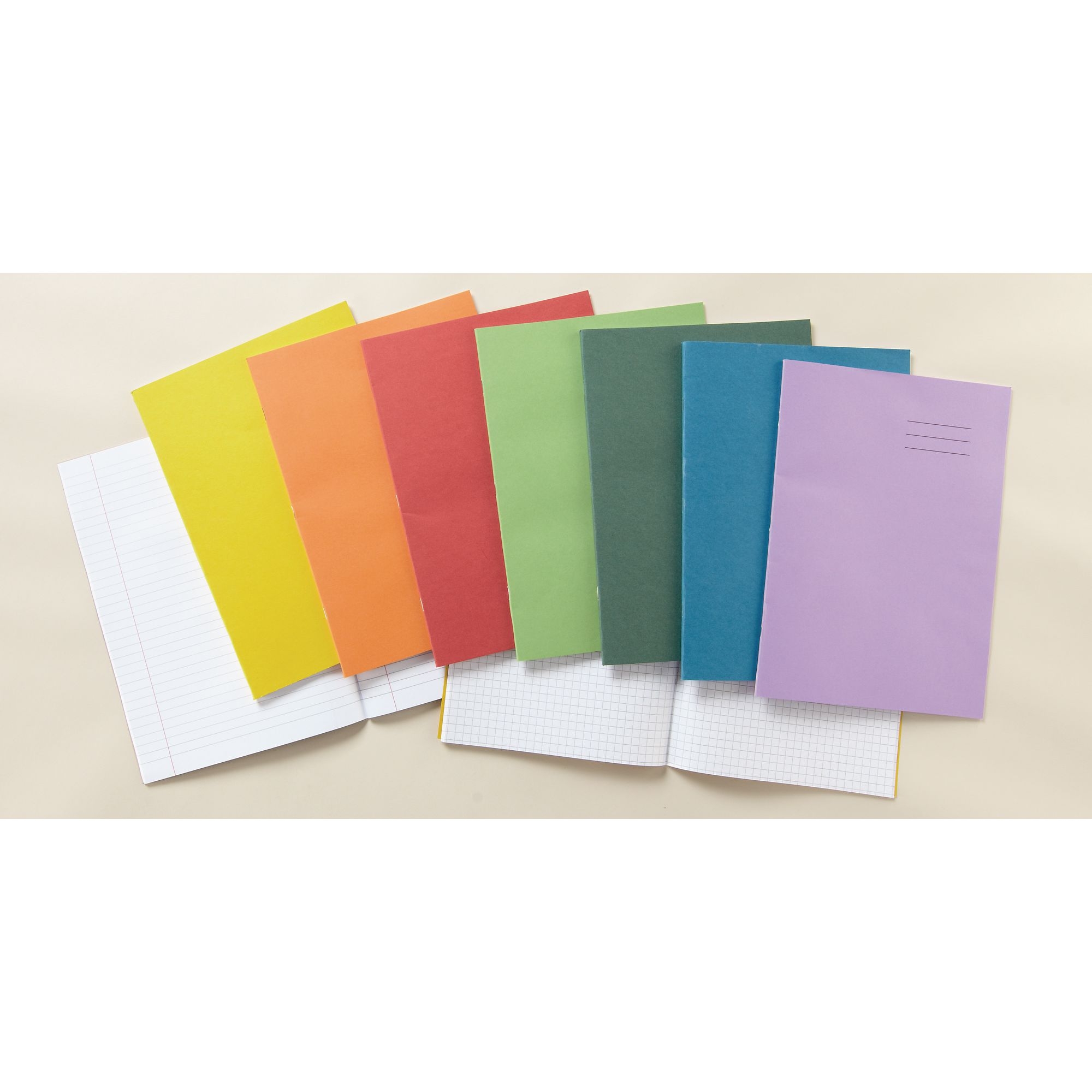 Classmates Light Green A4 Exercise Book 32-Page, 8mm Ruled With Margin - Pack of 100